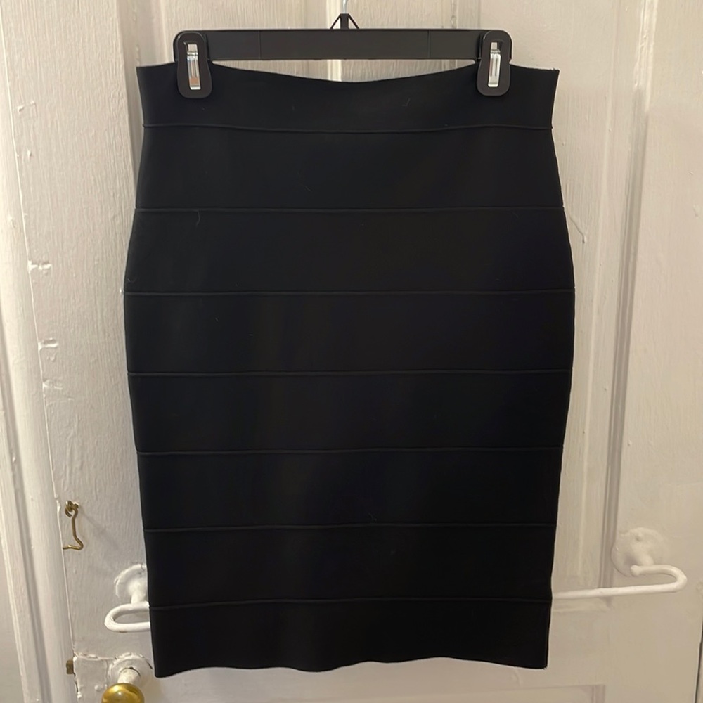 Black Romeo & Juliet Couture Bandage Skirt, Size L